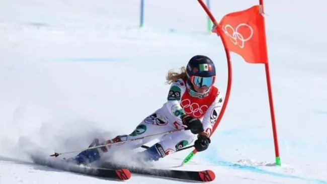 Sarah Schleper durante la competencia