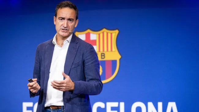 Ferran Reverter en las instalaciones del Barcelona 