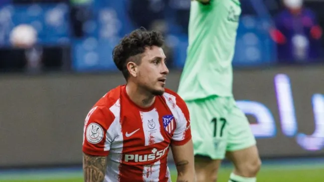 Giménez con el Atlético