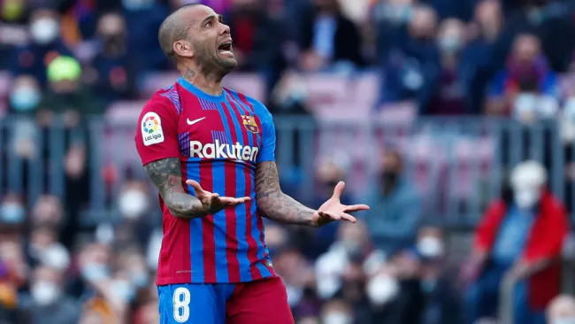 Dani Alves, jugador del Barcelona 