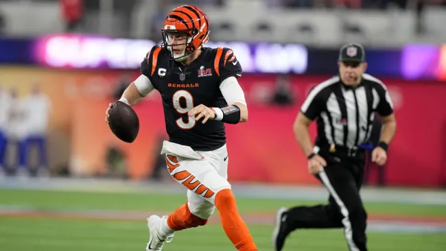 Joe Burrow en el Super Bowl LVI