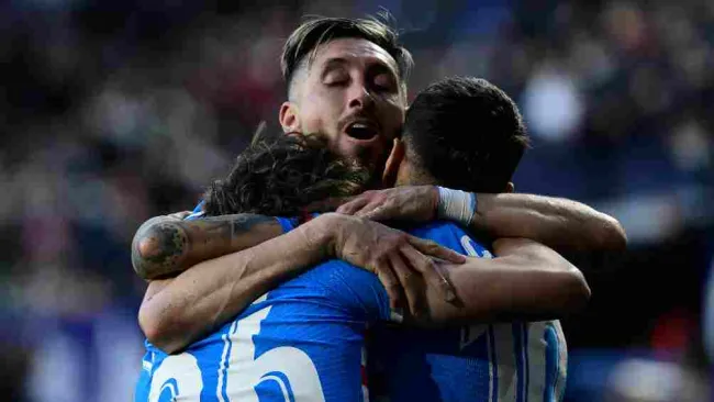 Héctor Herrera celebrando un gol del Atleti 