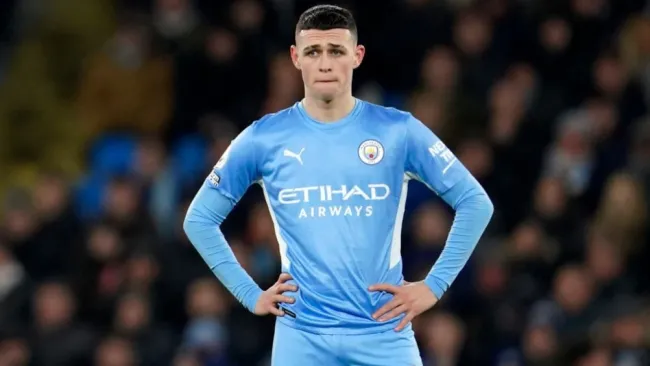 Foden en la derrota del Manchester City ante los Spurs