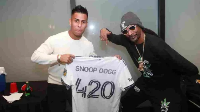 Efraín Álvarez y Snoop Dog 