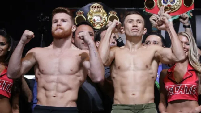 Canelo Álvarez y Golovkin