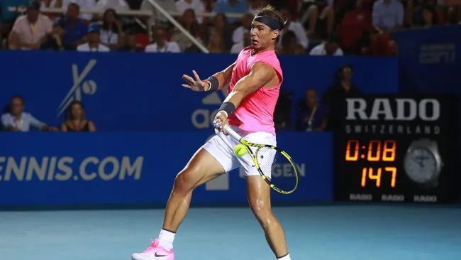 Nadal a deslumbrado en Acxapulco