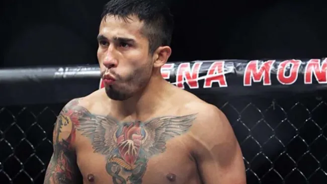 Alejandro Pérez tras una pelea