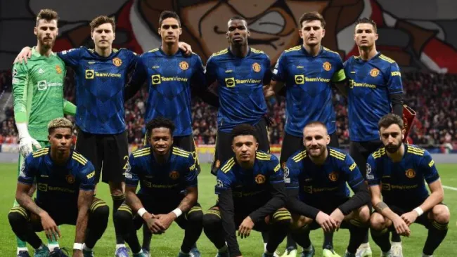 XI inicial del Manchester vs Atlético de Madrid