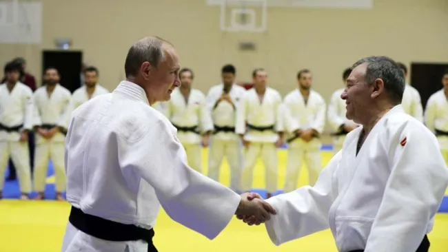 Vladimir Putin, cinta negra en Taekwondo
