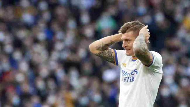 Toni Kroos es baja para el partido vs PSG 