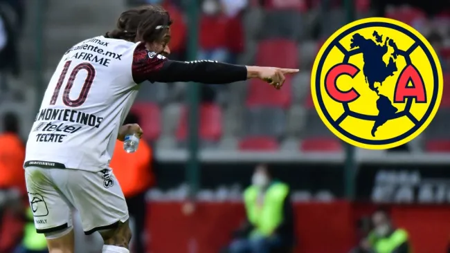 Joaquín Montecinos en festejo con Xolos