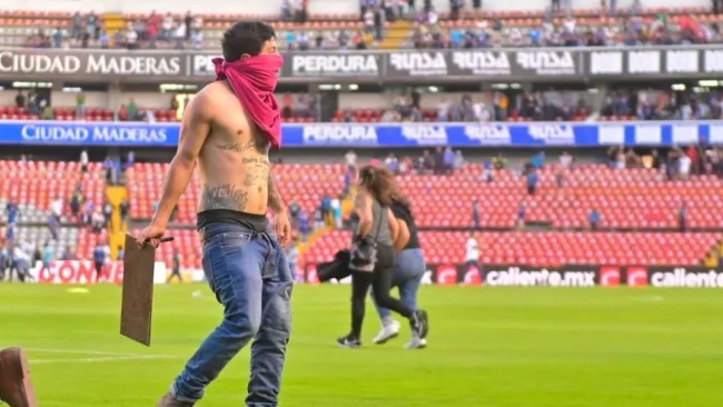 Persona durante la campal