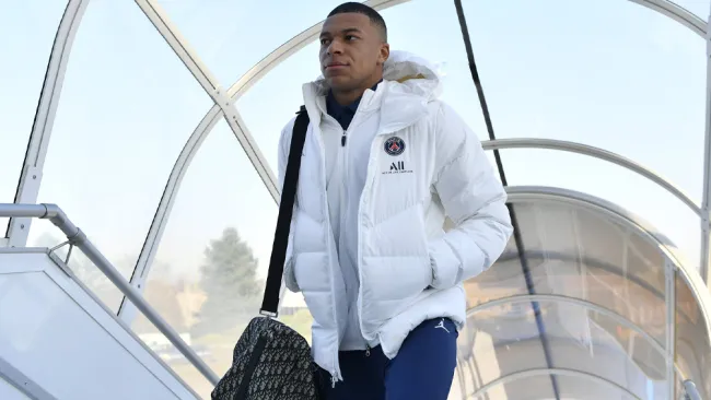 Kylian Mbappé previo al viaje a España 