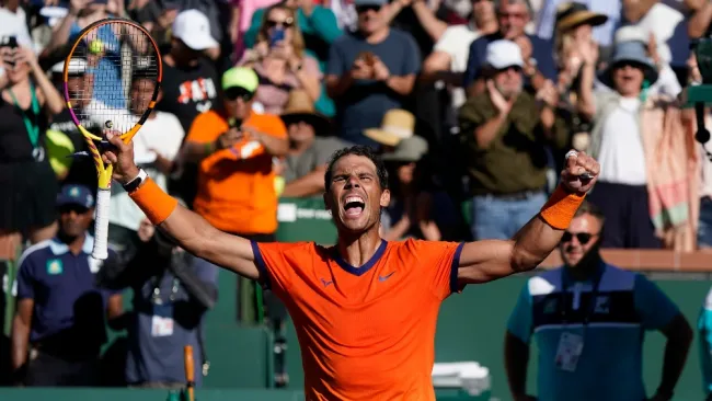 Rafa Nadal tras la victoria ante Sebastian Korda 