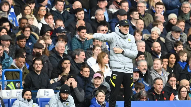 Thomas Tuchel durante un partido con el Chelsea
