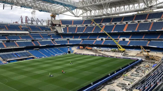 Así luce el Santiago Bernabéu con las obras