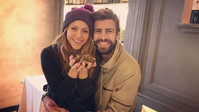 Shakira junto a Gerard Piqué