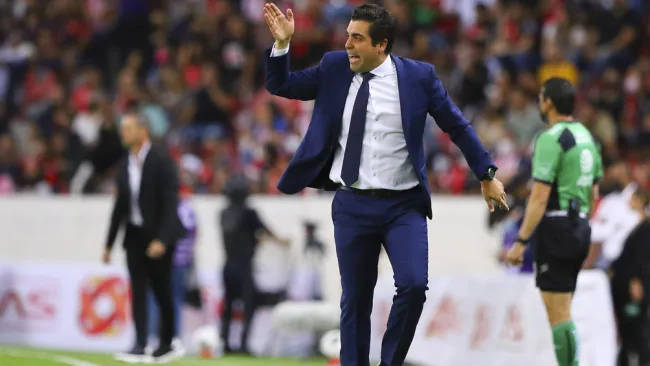 Leaño, molesto tras una acción de sus pupilos 