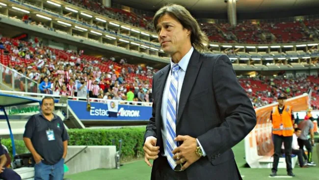 Matías Almeyda en un partido de Chivas