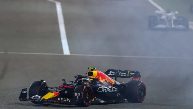 Checo Pérez en el Gran Premio de Bahréin