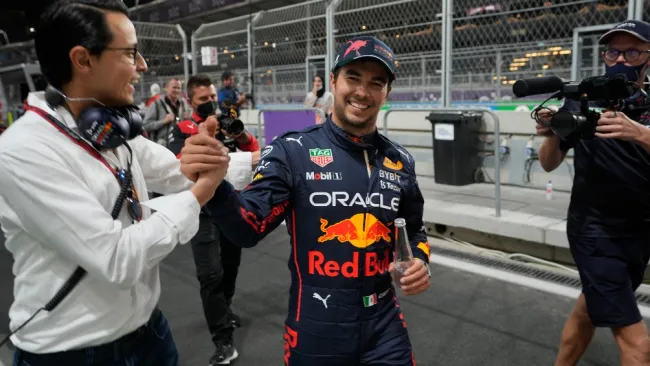 Sergio Pérez tras conseguir Pole Position 