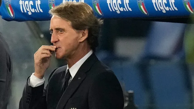 Roberto Manicini, entrenador de la Selección de Italia 