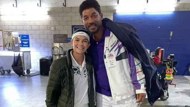 Marcela Zacarías y Will Smith