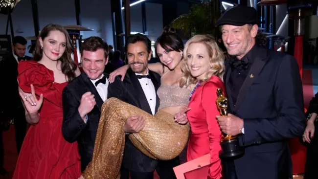 Actores de CODA tras la ceremonia