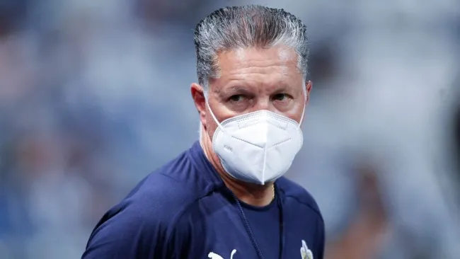 Peláez en un partido de Chivas