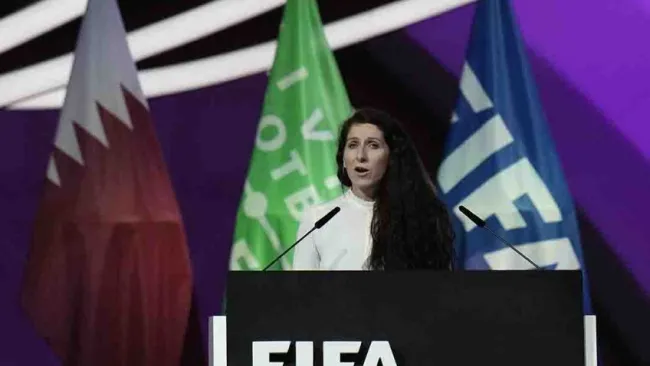 Presidenta de la Federación Noruega de Futbol, Lise Klaveness