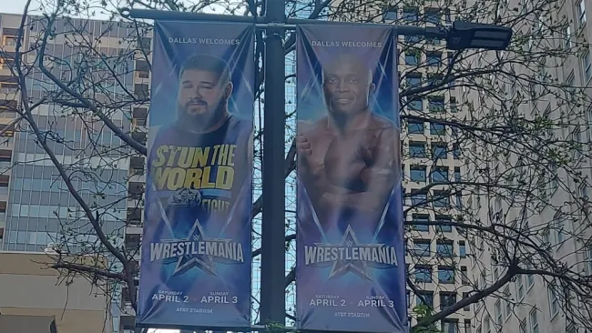 Dallas se prepara para recibir WrestleMania 38