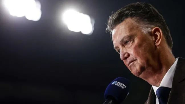 Louis Van Gaal tras un partido de Países Bajos