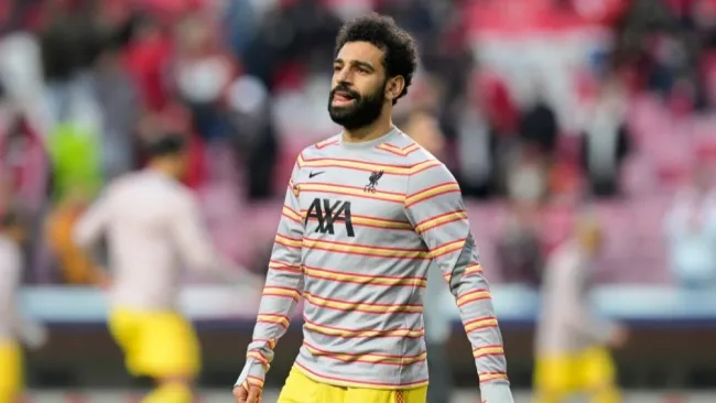 Salah en un partido con el Liverpool 