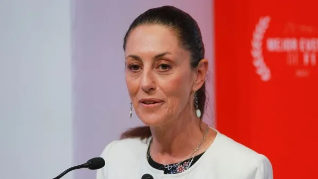 Claudia Sheinbaum previo al Gran Premio de México