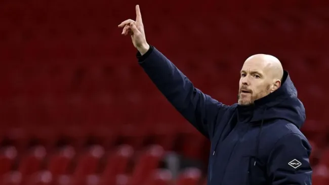 Erik ten Hag, entrenador de Edson Álvarez en el Ajax 
