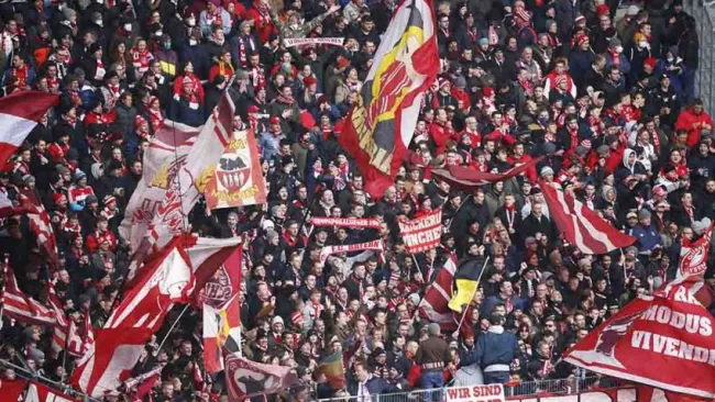 Afición del Friburgo 