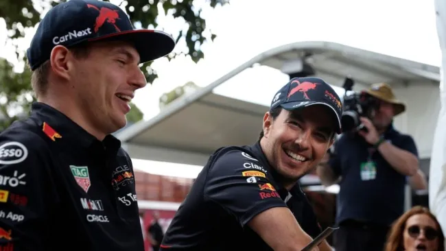 Verstappen y Checo Pérez