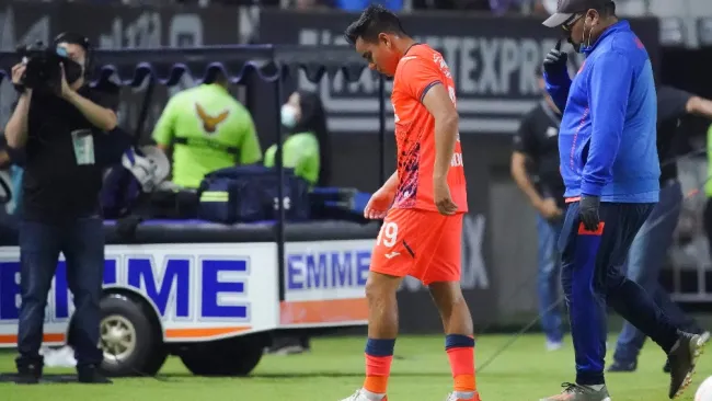 Charly Rodríguez tras la lesión vs Mazatlán