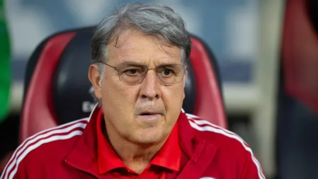 Gerardo Torrado previo a un partido de México