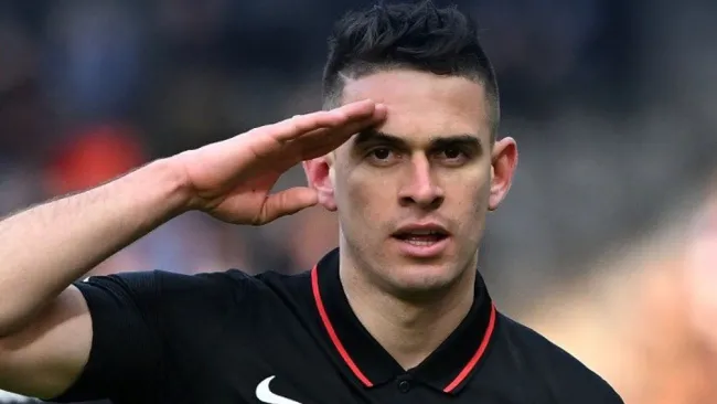 Santos Borré con el Eintracht Frankfurt