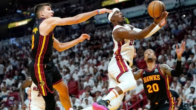 Jimmy Butler durante el partido