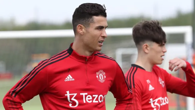 Cristiano Ronaldo con el Manchester City