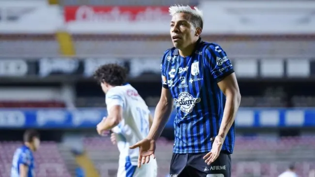 Sepúlveda durante un partido de Querétaro