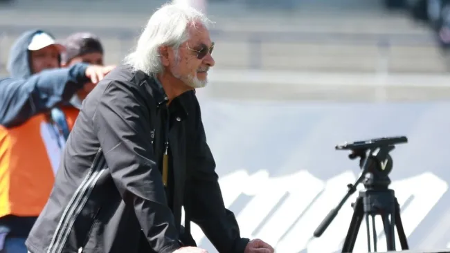 Miguel Mejía Barón en un partido en C.U.