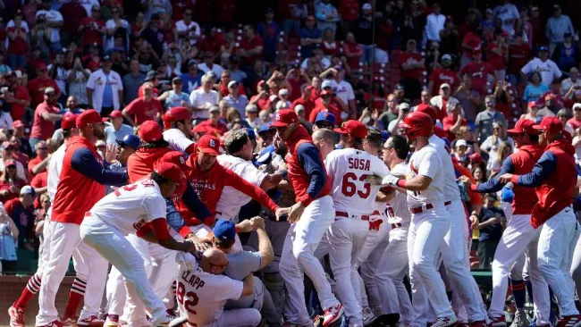 Cardinals y Mets protagonizaron altercado en el Busch Stadium