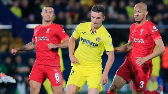 Giovani Lo Celso durante un partido del Villarreal