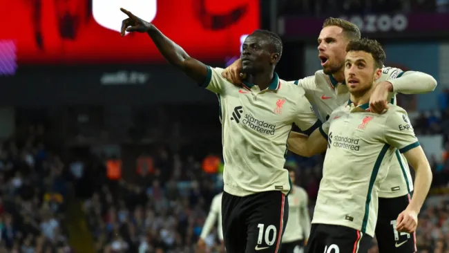 Sadio Mané celebrando su gol