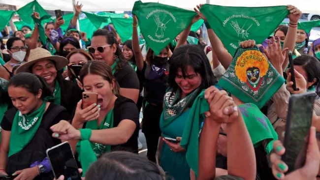 Celebraciones por la despenalización del aborto en Guerrero