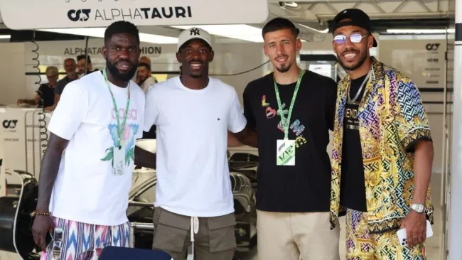 Jugadores de Barcelona en el Gran Premio de España