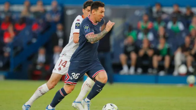 Messi en acción con el PSG